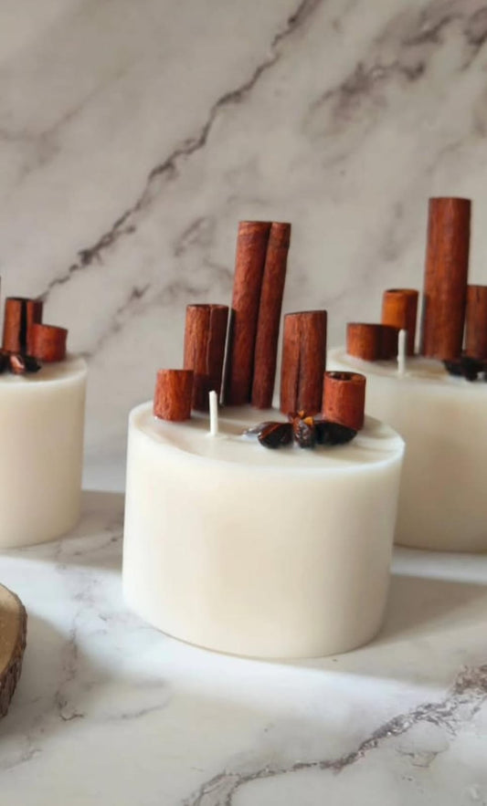 Cinnamon Stick Pillar Candle